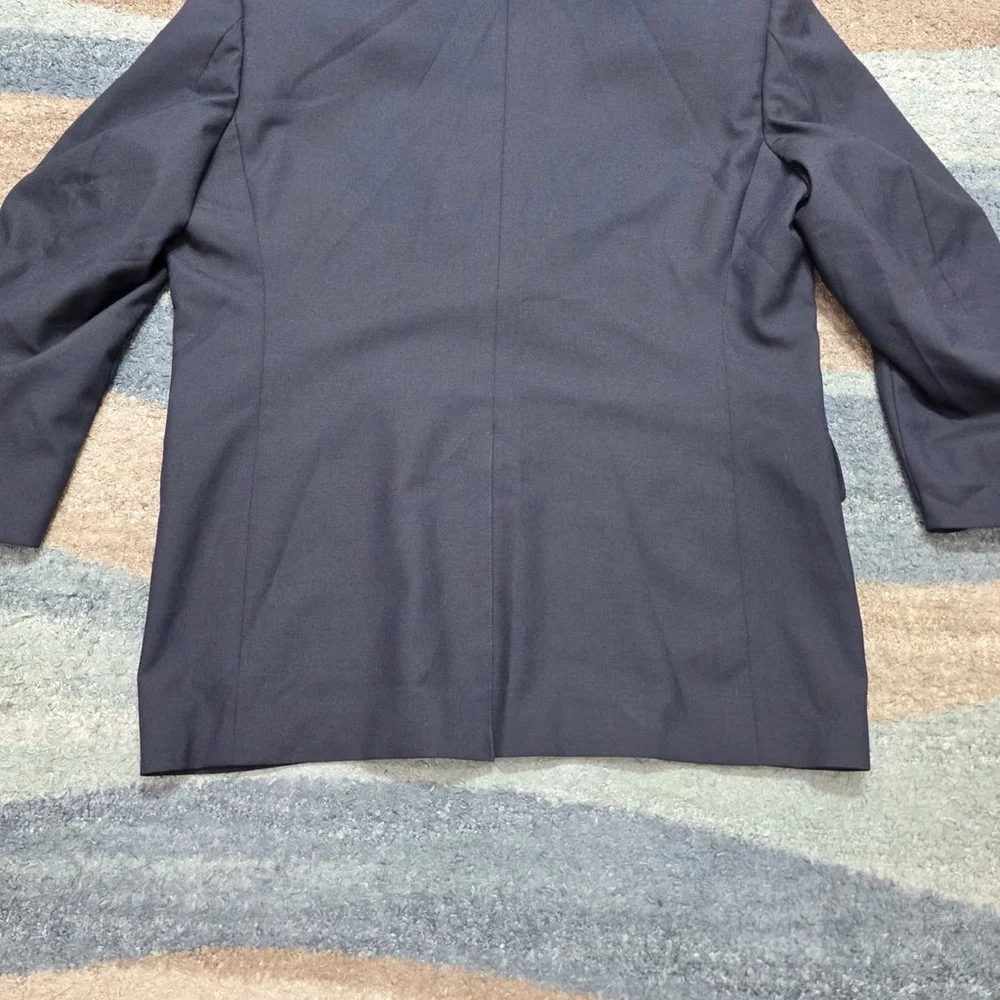 Brooks Brothers Black Blazer Sport Coat Mens 43R Wool Made USA Classic 2 Button